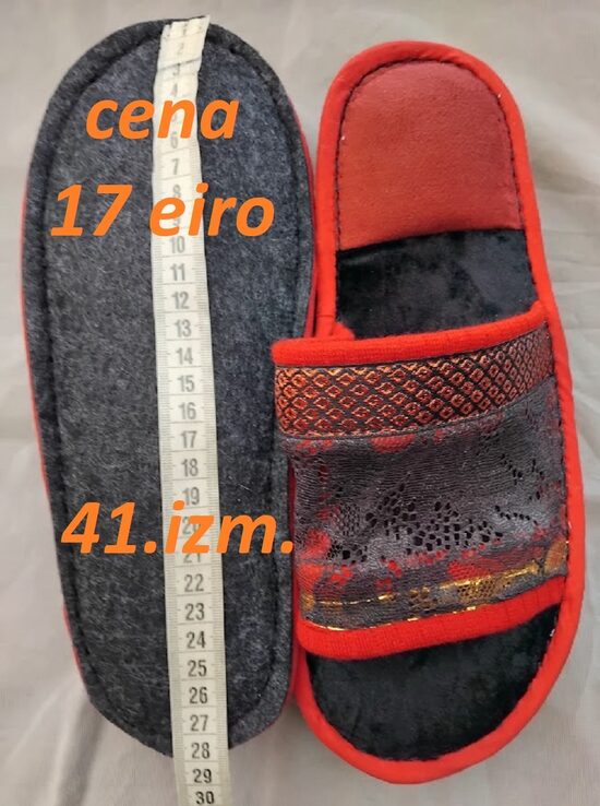 Erotiskās čības ar mežģīnēm  41. izm. 