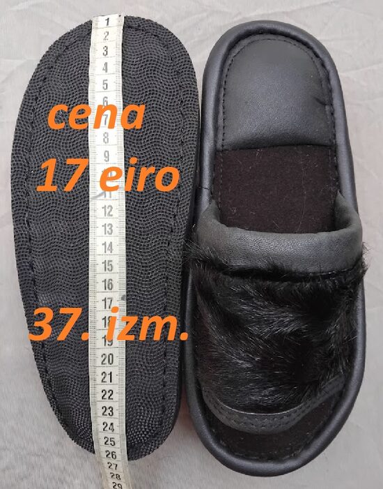 Ekskluzīvās dabīgās ādas - vaļējās 37. izm.