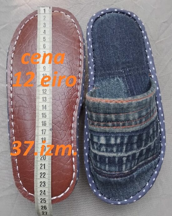 Džinsa čības- vaļējās  37. izm. 