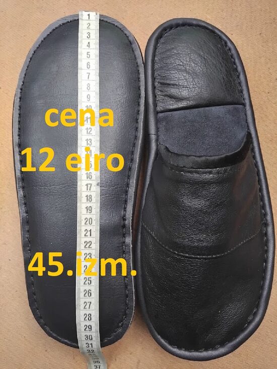 Dabīgo materiālu čības. 45.izm.