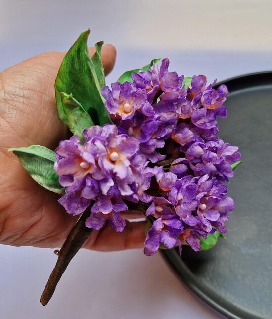 Auduma sakta -Ceriņu zars-