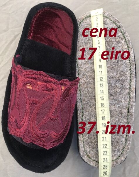 Erotiskās čības ar mežģīnēm 37. izm. 